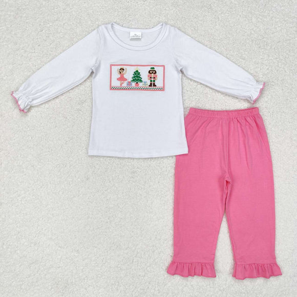 GLP1236- Long sleeves Christmas Soldier princess tree girls outfits