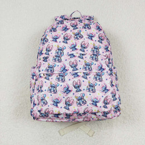 Pink plaid koala girls backpack