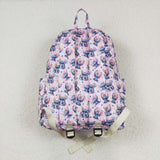 Pink plaid koala girls backpack