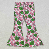 P0483 Christmas cartoon  pink girls jeans