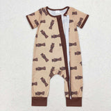 SR1900 bamboo short sleeves hunting zip sleeper