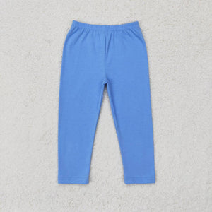 P0561 Girls blue cotton leggings