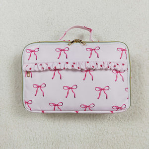 BA0234 bow pink Lunch Box 12.2*8.3*3.2 inches