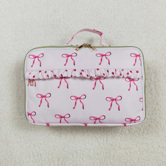 BA0234 bow pink Lunch Box 12.2*8.3*3.2 inches