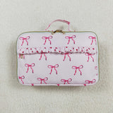 BA0234 bow pink Lunch Box 12.2*8.3*3.2 inches