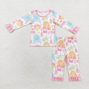 GLP1308 long sleeve bamboo dolly girl pajamas