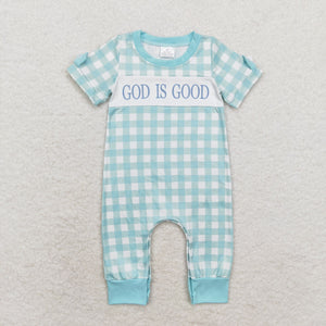 SR1939 Baby boys god is good romper