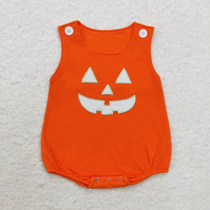 SR1937 Halloween embroidery orange bubble