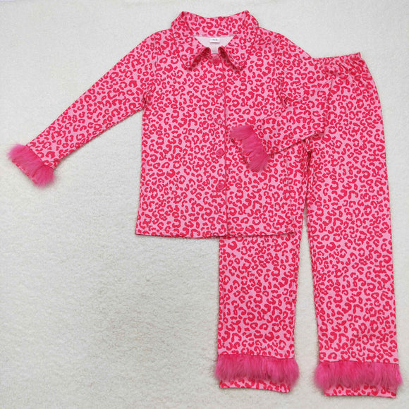 GLP1261 Adult pink leopard pajamas