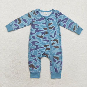 LR1462  long sleeves bamboo camo sleeper