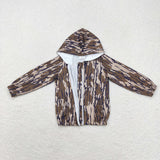 BT0795 Boys hunting  hooded zipper coat