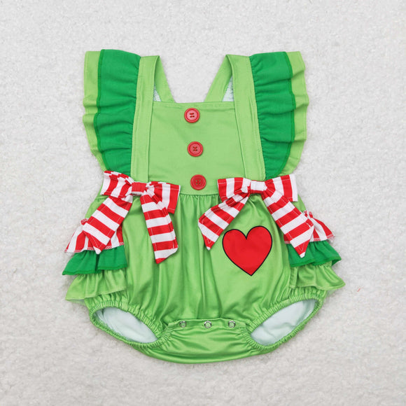 SR1912 Christmas green love bubble