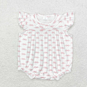 SR1933  shorts sleeve pink bow bubble