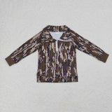 BT0811 baby boys long sleeve camo pullover