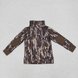 BT0811 baby boys long sleeve camo pullover