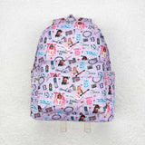 BA0238--singer purple  backpack