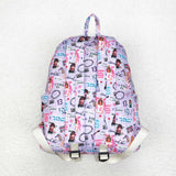 BA0238--singer purple  backpack