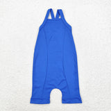 S04522  sleeveless blue yoga clothing