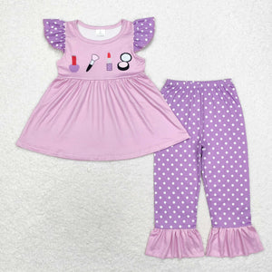 GSPO1682  MAKE UP purple girls clothing