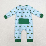 LR1253 Pre-order long sleeve tractor bamboo sleeper