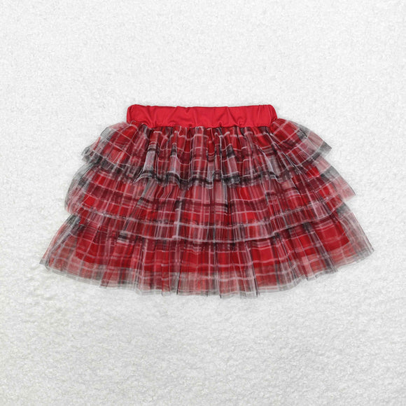 GLK0033-- baby girls red  skirt