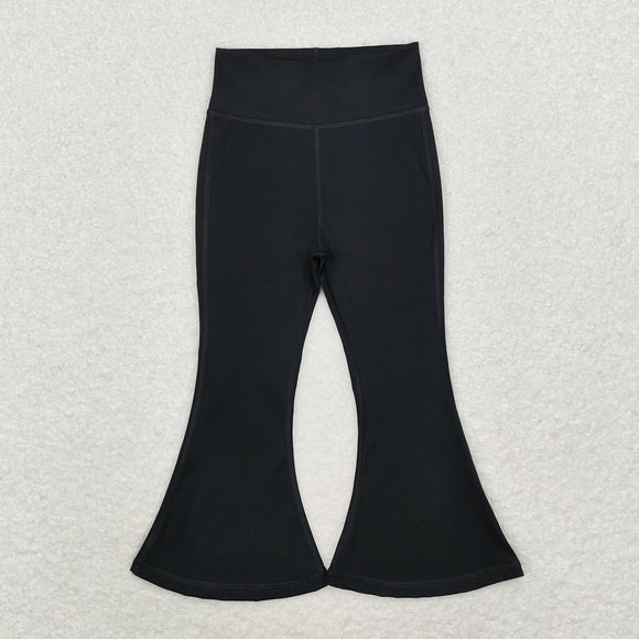 P0578 Yoga BLACK bell-bottoms