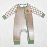 LR1254 long sleeve Halloween embroidery pumpkin sleeper