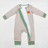 LR1254 long sleeve Halloween embroidery pumpkin sleeper