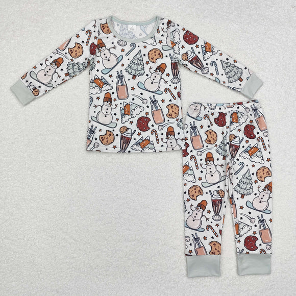 BLP0688 Boys Christmas bamboo pajamas