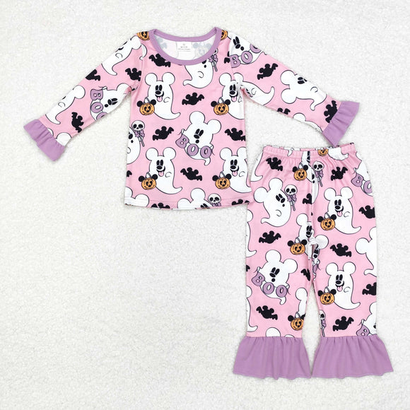 GLP1544 Halloween ghost mouse  girls pajamas