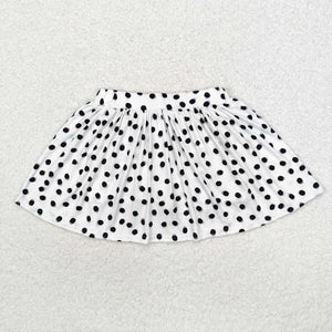 GLK0031-- baby girls black dot skirt