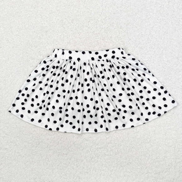 GLK0031-- baby girls black dot skirt