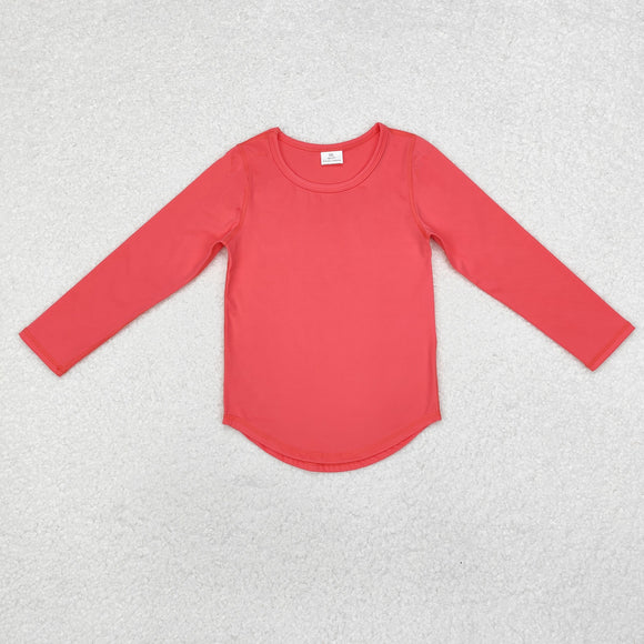 GT0643 long sleeve red top