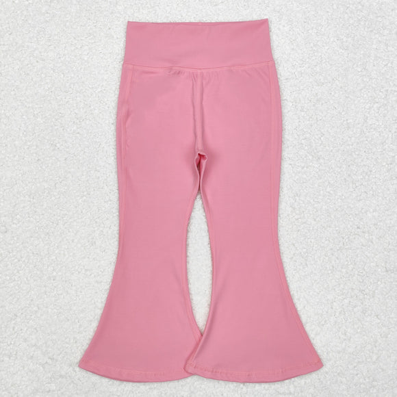 P0573 Yoga pink bell-bottoms