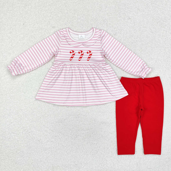 GLP1563 baby girls Christmas candy outfits