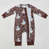 LR1820 long sleeve Christmas Santa camo bamboo sleeper