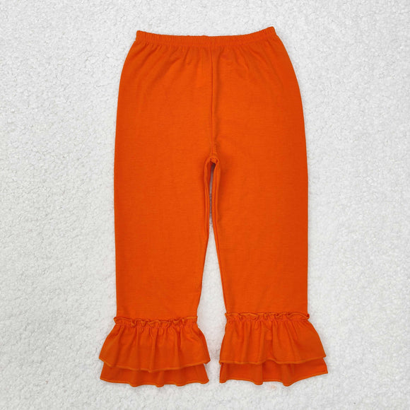 P0634 Girls orange cotton pants