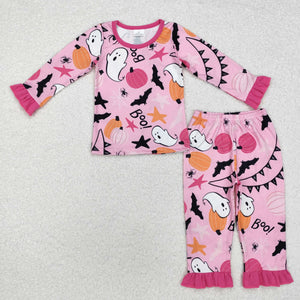 GLP1690  long sleeve Halloween ghost girl pajamas