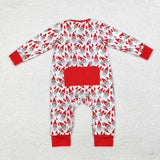 LR1168 Pre-order long sleeve Christmas cartoon red sleeper