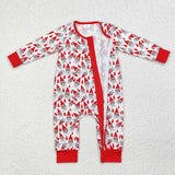 LR1168 Pre-order long sleeve Christmas cartoon red sleeper