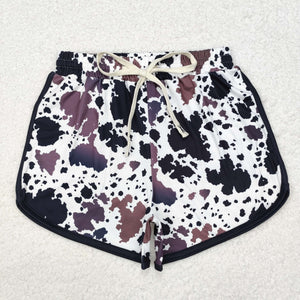 SS0370  Cow print adult women shorts