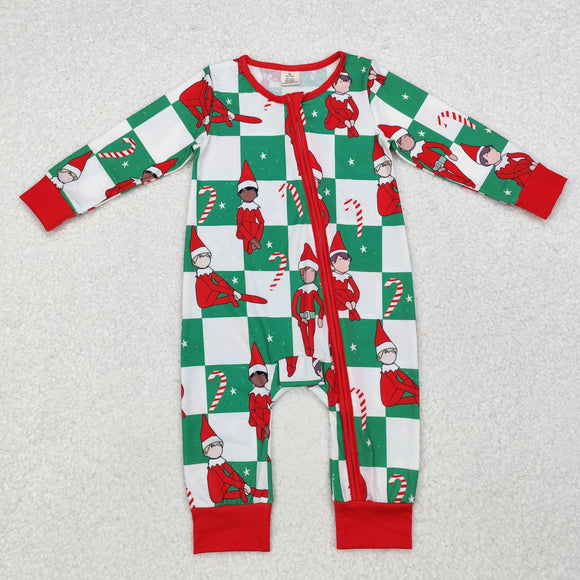 LR1817 long sleeve Christmas elf bamboo sleeper