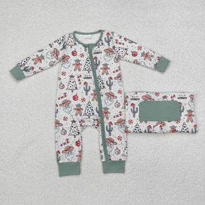 LR1674 Long sleeve western Santa sleeper