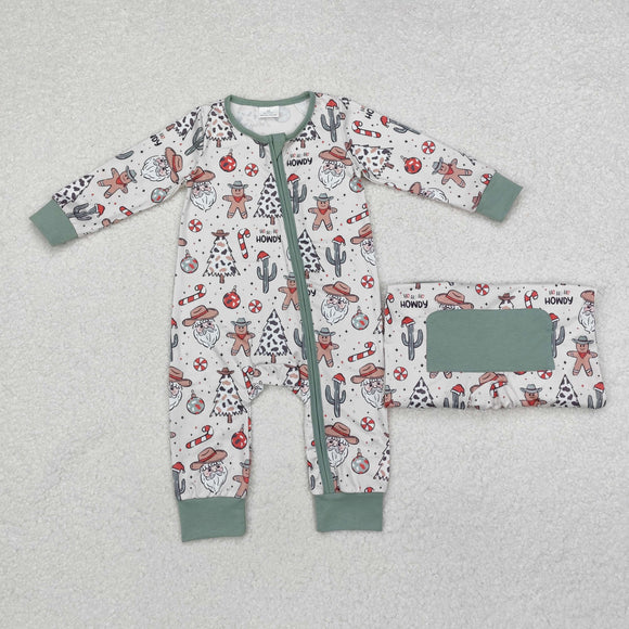 LR1674 Long sleeve western Santa sleeper