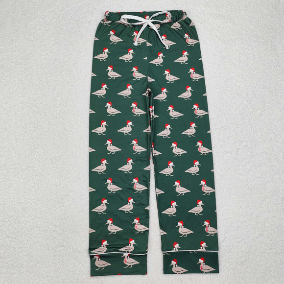 P0636 mallard duck Christmas man adult pants