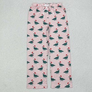 P0637  mallard duck Christmas woman adult pants