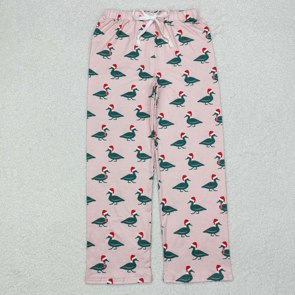 P0637  mallard duck Christmas woman adult pants