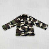 BT0737 Long sleeves  Sherpa camo  pullover