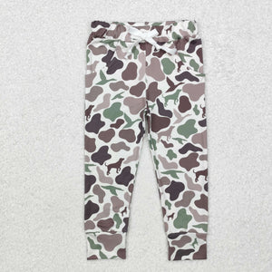 P0660 hunting dog camo kids pants