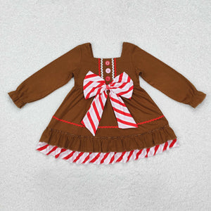 GLD0758 baby girl clothes  girl winter dress